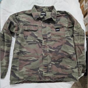 RSQ Green and Brown Military Field Jacket